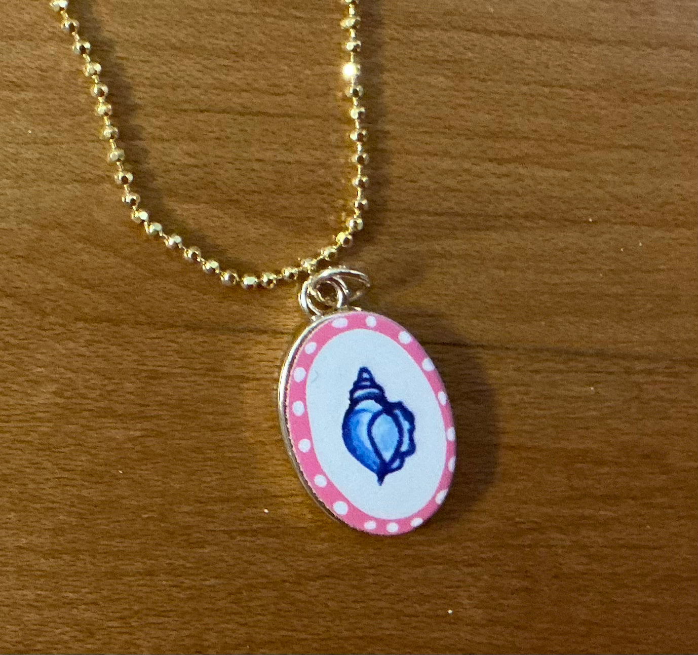 Double Sided Gold Oval Charms