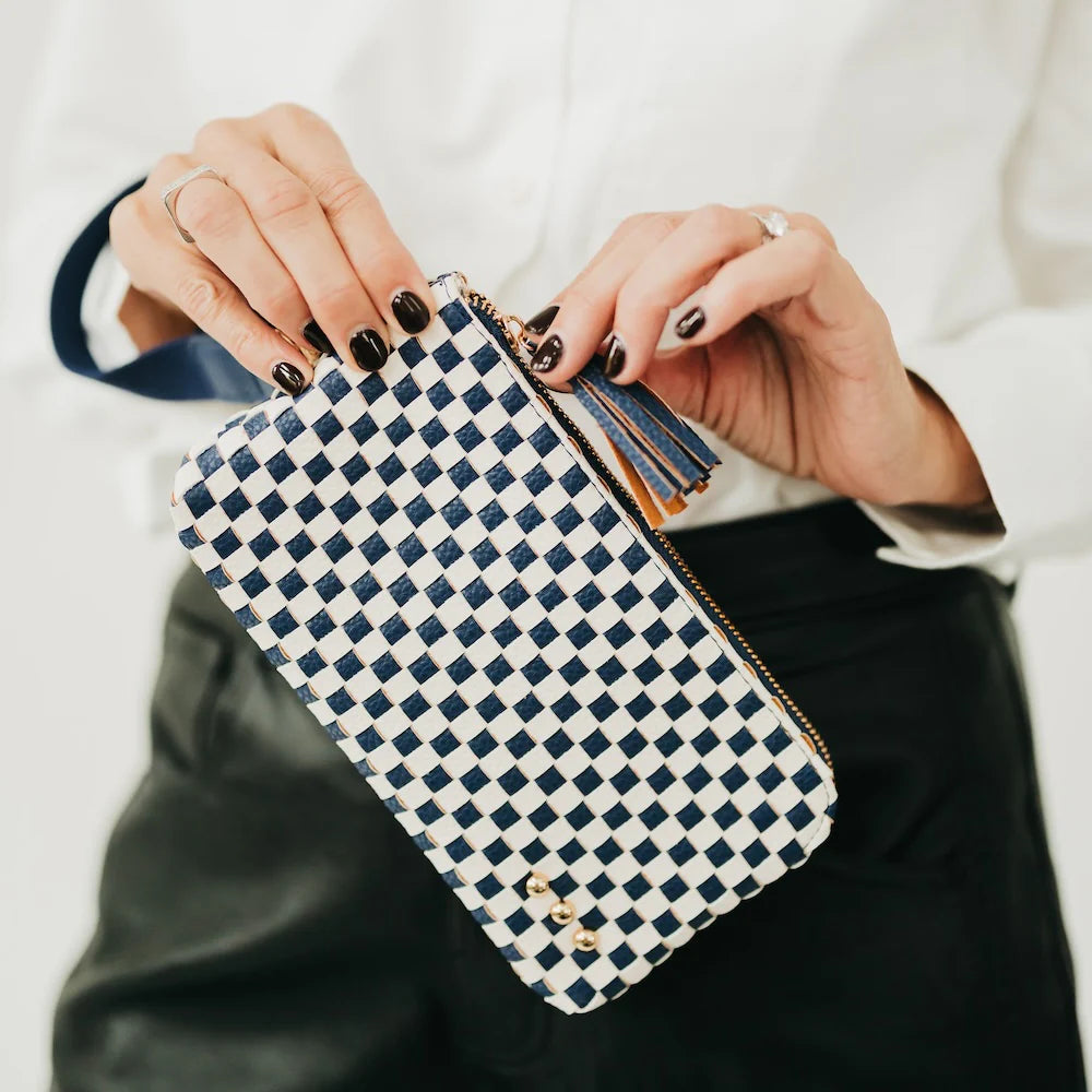 Checkered wallet